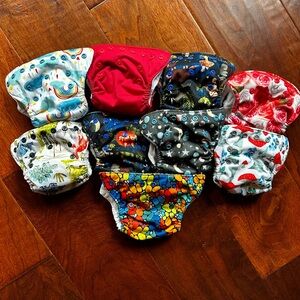 Thirsties Newborn AIO cloth diapers